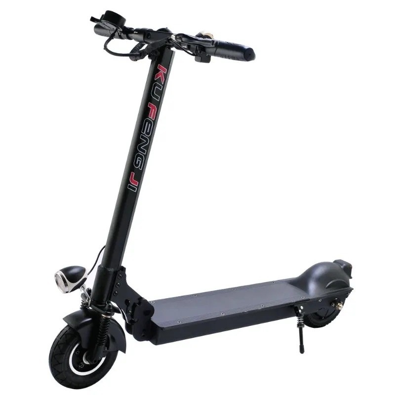 Capacidad de la batería 10Ah 350w Scooters eléctricos rápidos Negro Color personalizado 2 ruedas Kick Electr Scooter Electrico Plegable E-Scooter para adultos