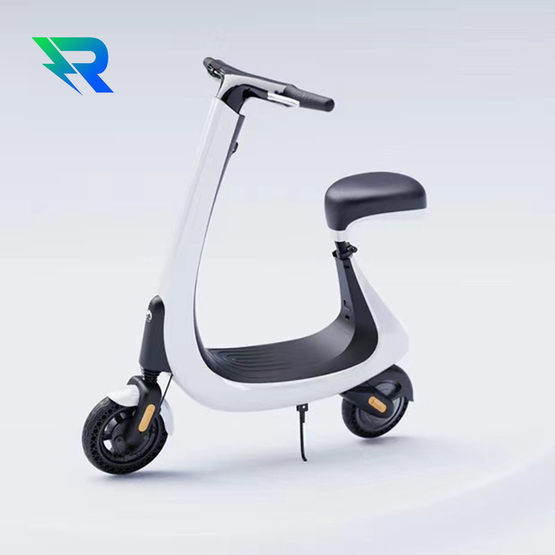 Asiento cómodo Luces de carrera y focos Velocidad 55Km/h Scooter eléctrico de 8 pulgadas con Bluetooth