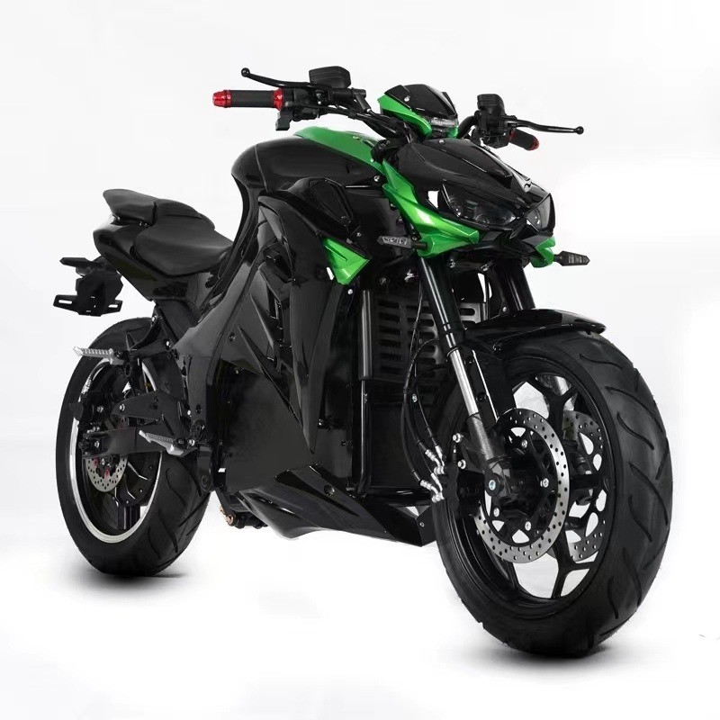 Motocicletas de carreras velocidad máxima 80km/h 72v Motocicletas eléctricas de carreras 3000w Motocicletas eléctricas de alta potencia