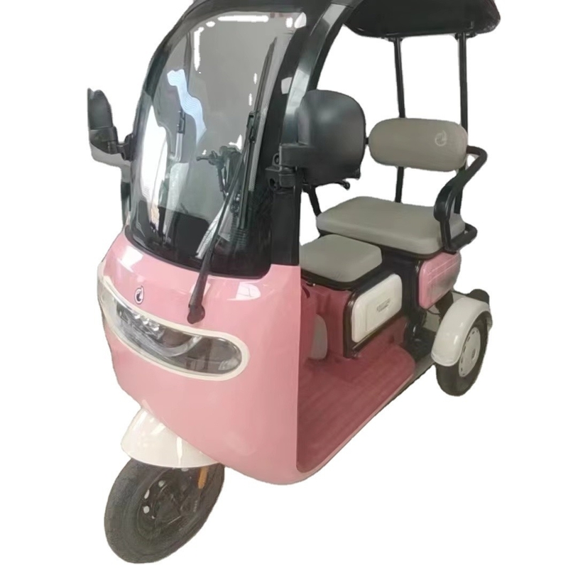 Triciclos eléctricos mini semicerrados de 48 V Velocidad máxima 30-50 km/h para vehículos eléctricos portátiles