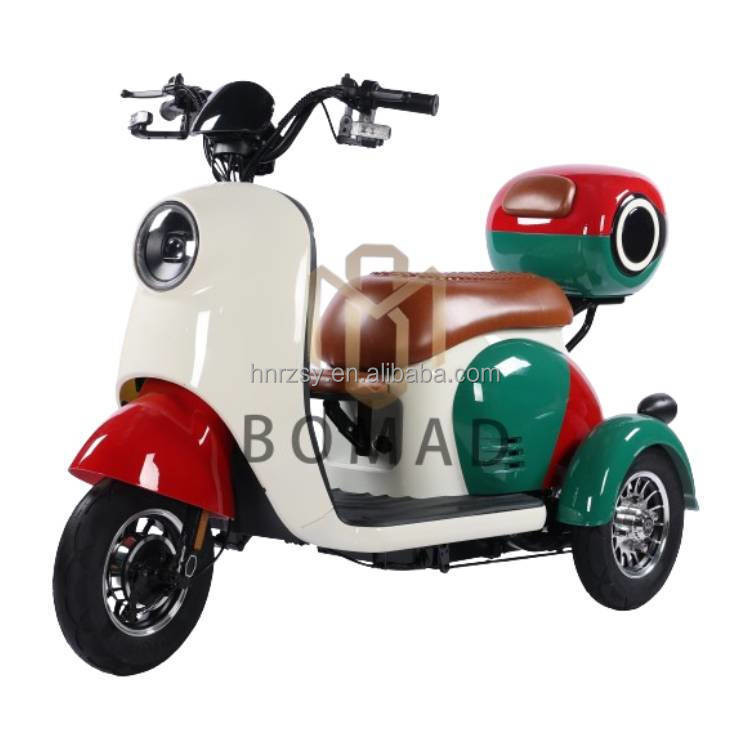 Triciclos eléctricos de 3 ruedas para pasajeros Triciclos eléctricos para adultos de 2 pasajeros