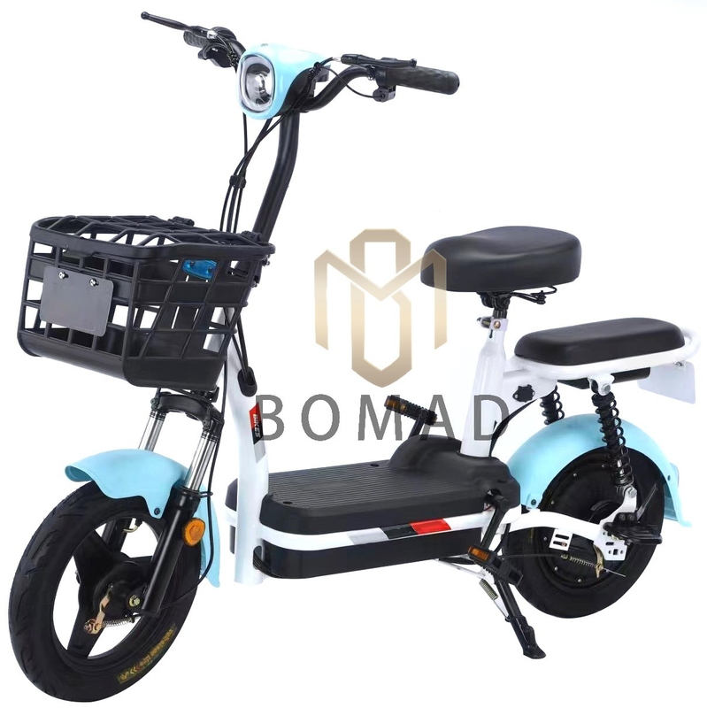 Cuadro de acero y batería de tubo abajo bici eléctrica de la ciudad scooter de la bicicleta para la venta