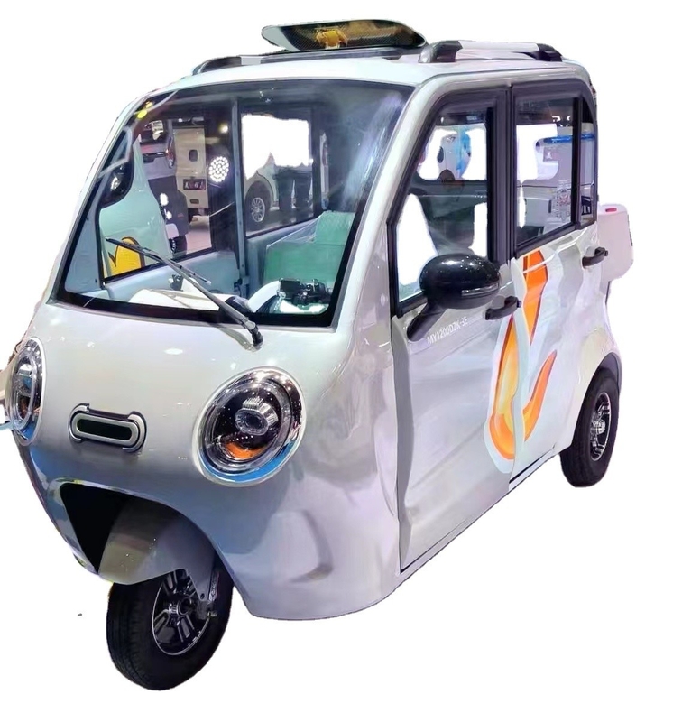 Triciclo de motocicleta eléctrica de 800W para adultos 3 ruedas 3.75-15 Tamaño del neumático Frente del tambor Sistema de freno del tambor trasero