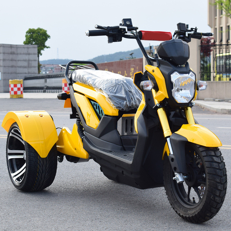Todo el tipo de tubo controlador doble asiento triciclo eléctrico adulto para ancianos / tres ruedas gordas bicicleta eléctrica