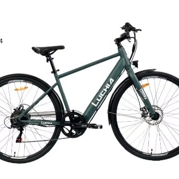Conducción eléctrica automática 250 W Motor 700 c Bicicleta urbana con capacidad de batería de 7,6 Ah y velocidad 18