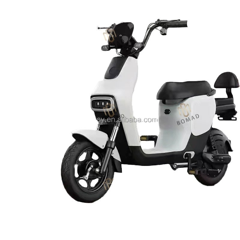 Velocidad 2024 Bicicleta eléctrica Cuadro de aleación de aluminio blanco con pantalla y velocidad máxima 30-50Km/h